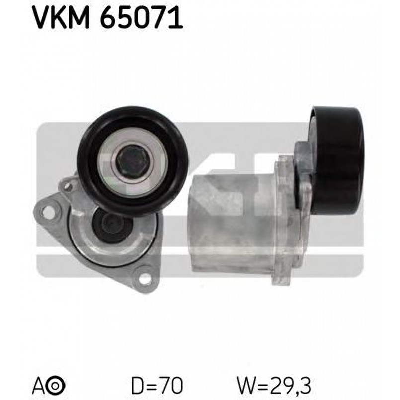 VKM 65071 SKF Натягувач поліклинового ременя